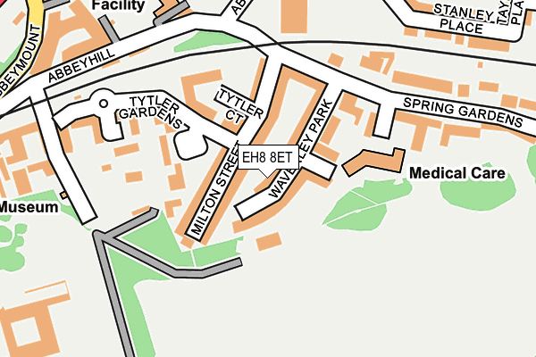 EH8 8ET map - OS OpenMap – Local (Ordnance Survey)