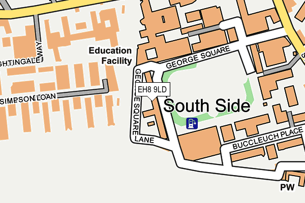Map of LINEN QUARTER DAMASK LIMITED at local scale