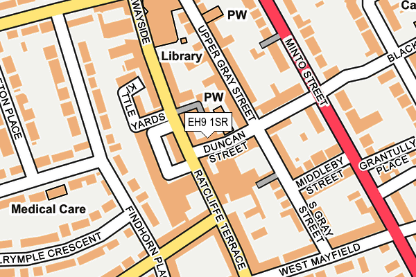 Map of KED PROPERTIES LIMITED at local scale