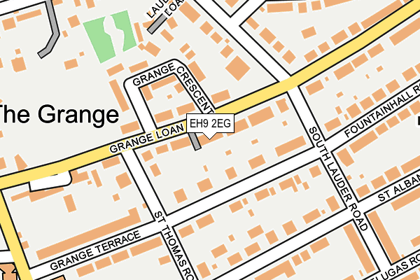 EH9 2EG map - OS OpenMap – Local (Ordnance Survey)