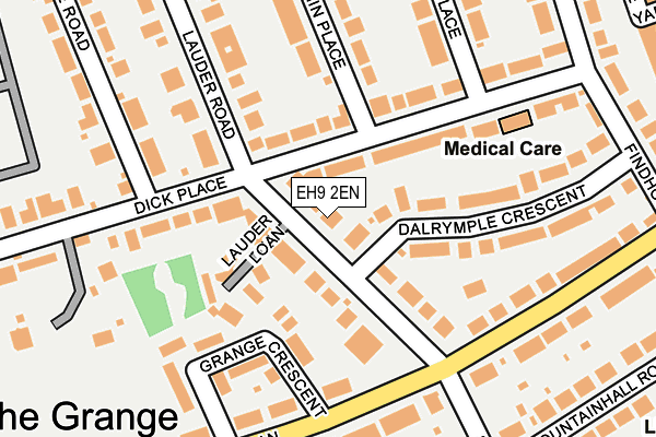 EH9 2EN map - OS OpenMap – Local (Ordnance Survey)