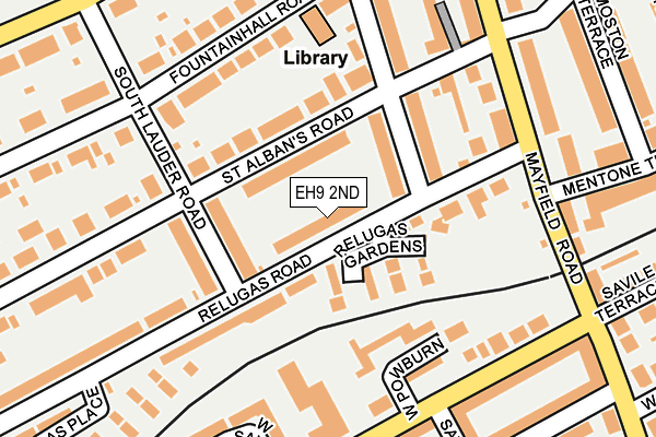 EH9 2ND map - OS OpenMap – Local (Ordnance Survey)