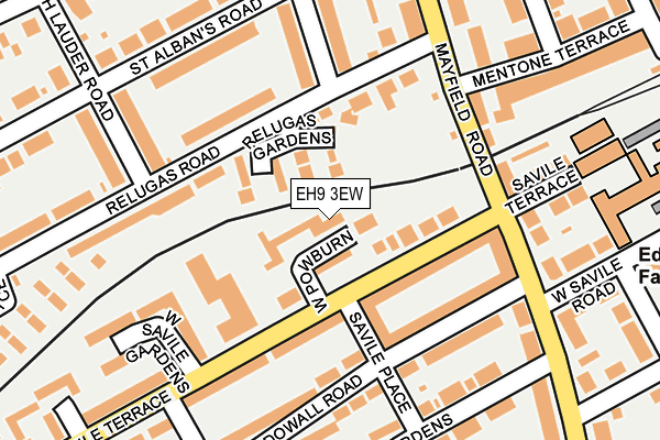 EH9 3EW map - OS OpenMap – Local (Ordnance Survey)