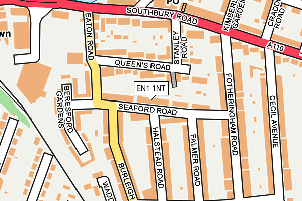 EN1 1NT map - OS OpenMap – Local (Ordnance Survey)