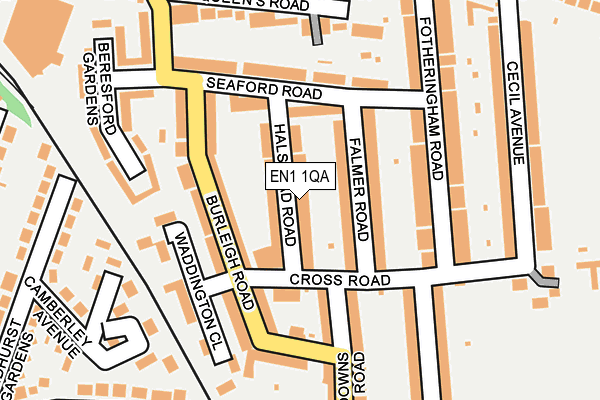 EN1 1QA map - OS OpenMap – Local (Ordnance Survey)