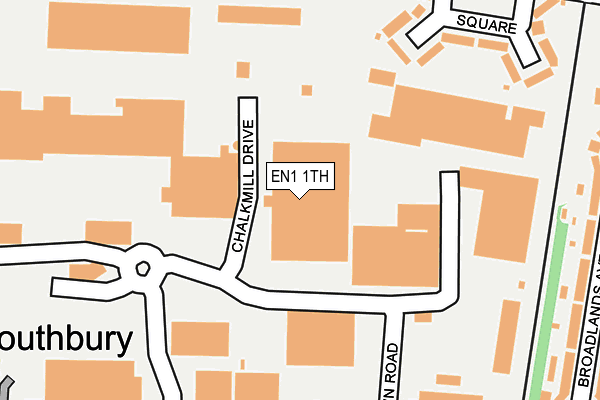 EN1 1TH map - OS OpenMap – Local (Ordnance Survey)