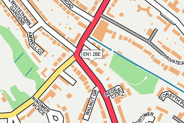 EN1 2BE map - OS OpenMap – Local (Ordnance Survey)