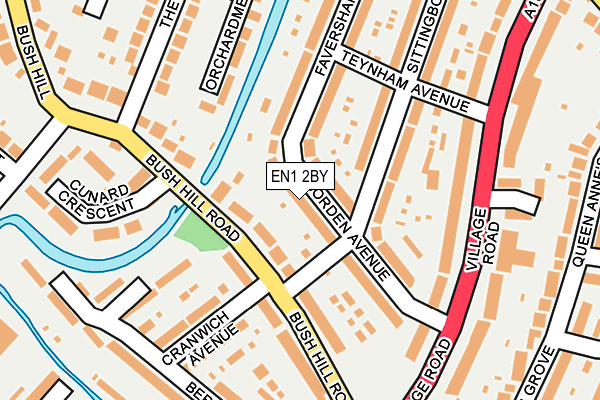 EN1 2BY map - OS OpenMap – Local (Ordnance Survey)