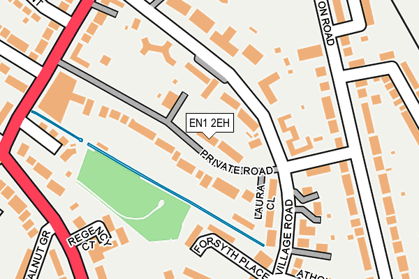 EN1 2EH map - OS OpenMap – Local (Ordnance Survey)