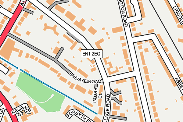 EN1 2EQ map - OS OpenMap – Local (Ordnance Survey)