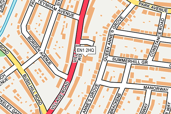 EN1 2HQ map - OS OpenMap – Local (Ordnance Survey)