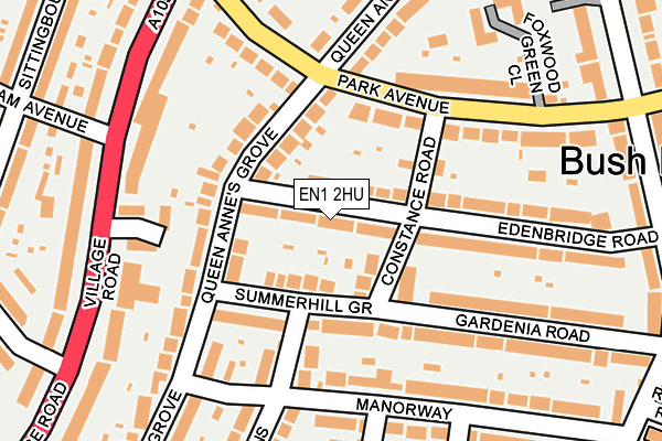 EN1 2HU map - OS OpenMap – Local (Ordnance Survey)