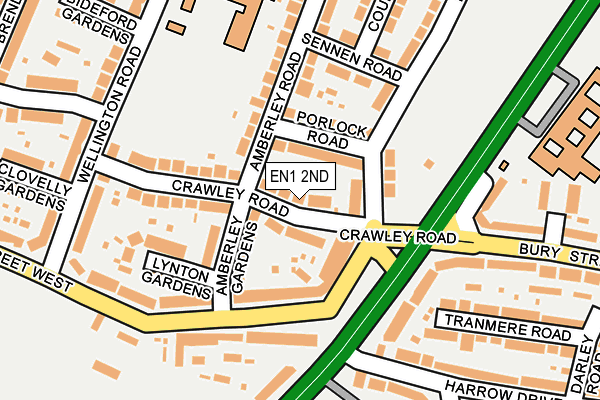 EN1 2ND map - OS OpenMap – Local (Ordnance Survey)