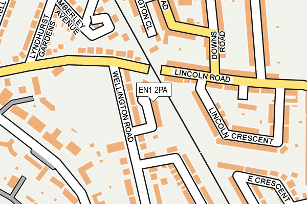 EN1 2PA map - OS OpenMap – Local (Ordnance Survey)