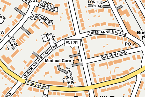 Map of THE COLON CLUB LIMITED at local scale