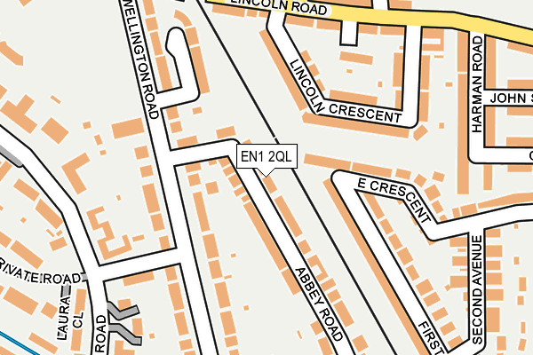 EN1 2QL map - OS OpenMap – Local (Ordnance Survey)