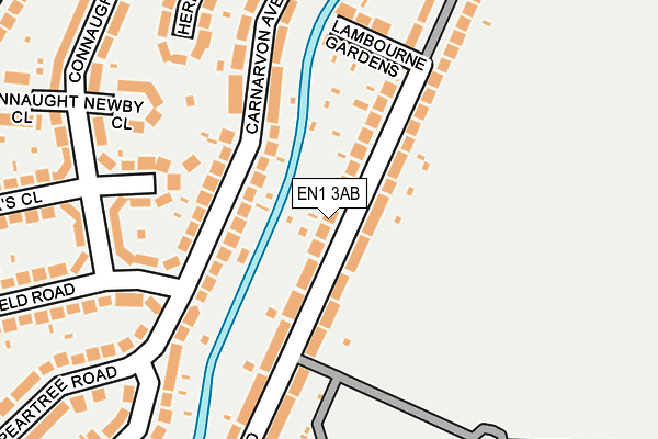 EN1 3AB map - OS OpenMap – Local (Ordnance Survey)