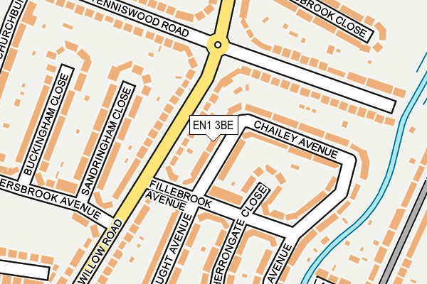 EN1 3BE map - OS OpenMap – Local (Ordnance Survey)