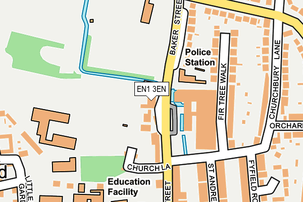 EN1 3EN map - OS OpenMap – Local (Ordnance Survey)