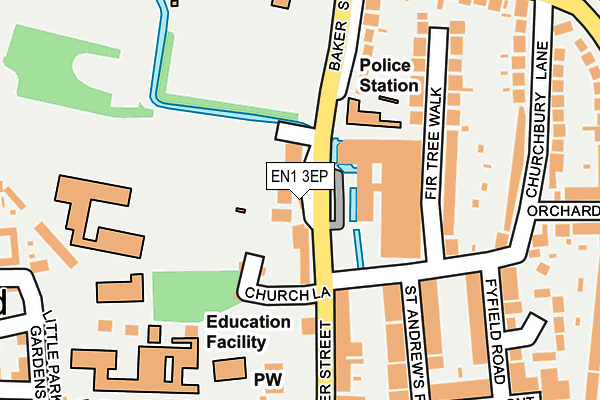 EN1 3EP map - OS OpenMap – Local (Ordnance Survey)
