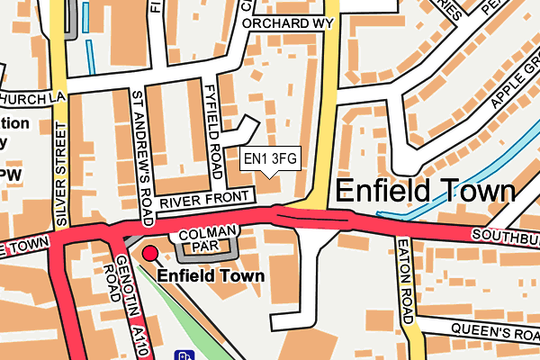 EN1 3FG map - OS OpenMap – Local (Ordnance Survey)
