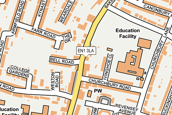 Map of BAKER STREET DIXY LTD at local scale