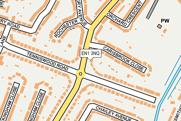 EN1 3NQ map - OS OpenMap – Local (Ordnance Survey)