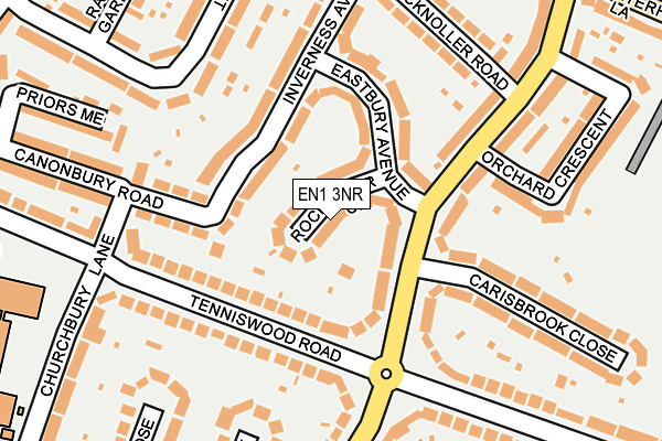 EN1 3NR map - OS OpenMap – Local (Ordnance Survey)