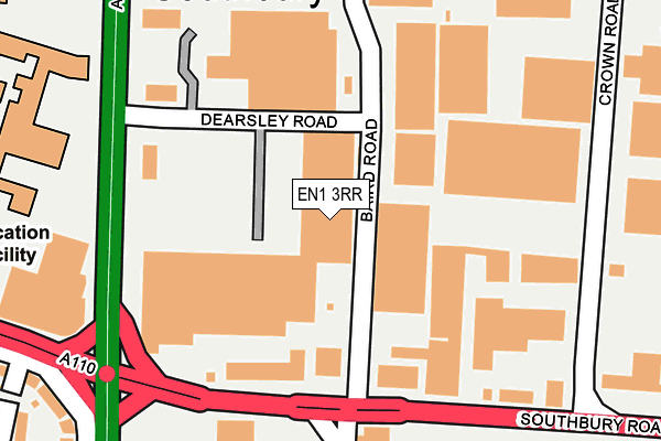 EN1 3RR map - OS OpenMap – Local (Ordnance Survey)