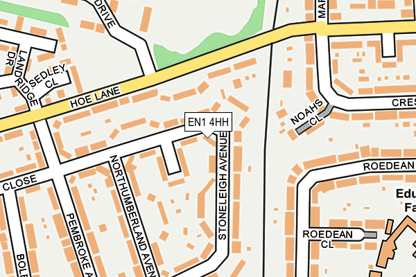 EN1 4HH map - OS OpenMap – Local (Ordnance Survey)