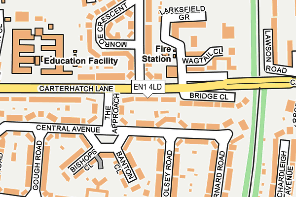 EN1 4LD map - OS OpenMap – Local (Ordnance Survey)
