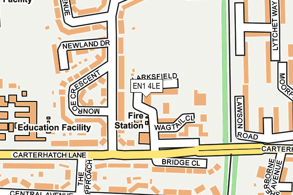 EN1 4LE map - OS OpenMap – Local (Ordnance Survey)