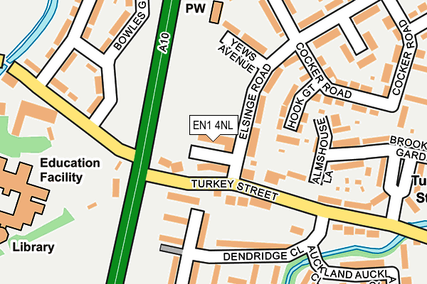 EN1 4NL map - OS OpenMap – Local (Ordnance Survey)