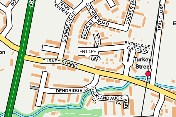 EN1 4PH map - OS OpenMap – Local (Ordnance Survey)
