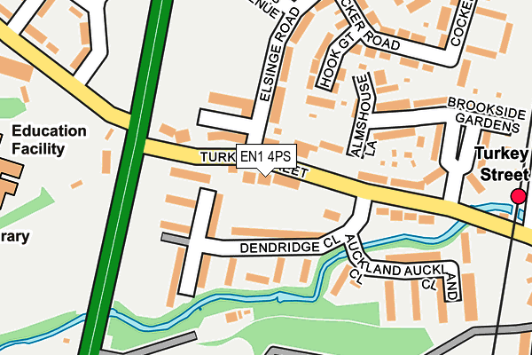 EN1 4PS map - OS OpenMap – Local (Ordnance Survey)