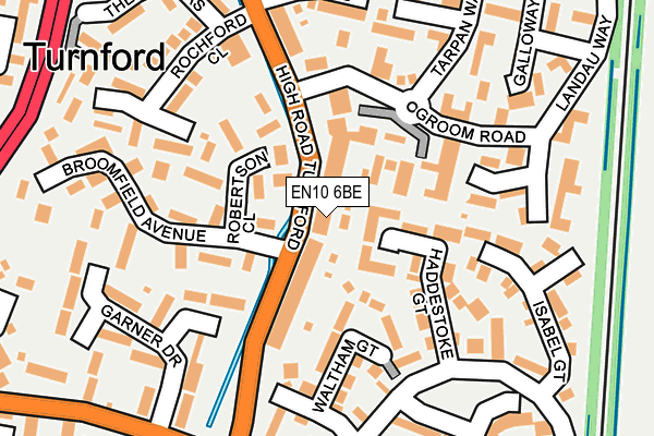 EN10 6BE map - OS OpenMap – Local (Ordnance Survey)