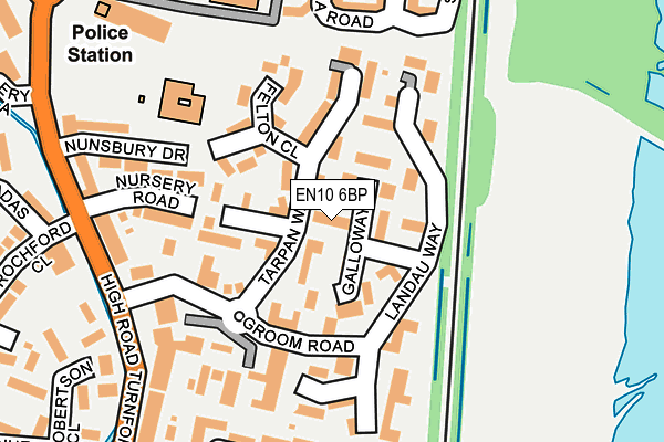EN10 6BP map - OS OpenMap – Local (Ordnance Survey)