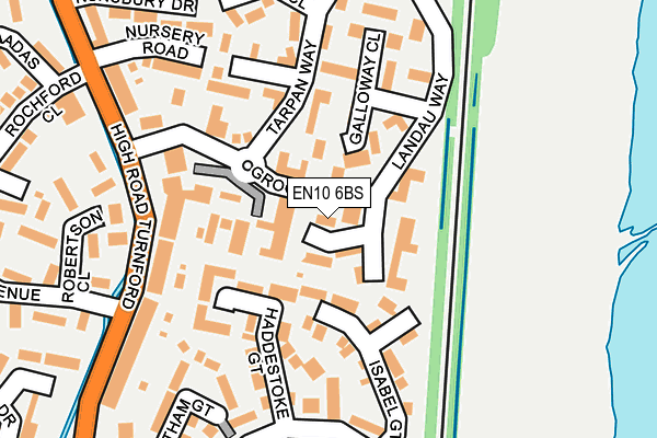 EN10 6BS map - OS OpenMap – Local (Ordnance Survey)
