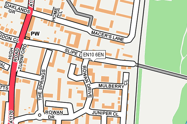 EN10 6EN map - OS OpenMap – Local (Ordnance Survey)