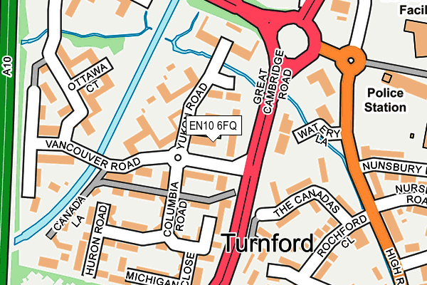 EN10 6FQ map - OS OpenMap – Local (Ordnance Survey)
