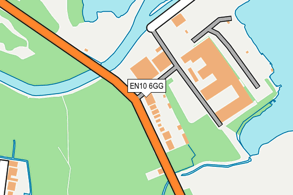 EN10 6GG map - OS OpenMap – Local (Ordnance Survey)