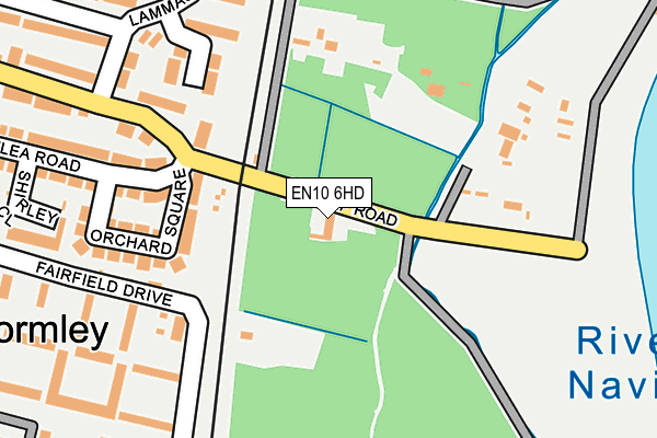EN10 6HD map - OS OpenMap – Local (Ordnance Survey)