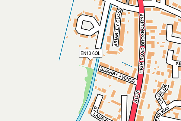 EN10 6QL map - OS OpenMap – Local (Ordnance Survey)