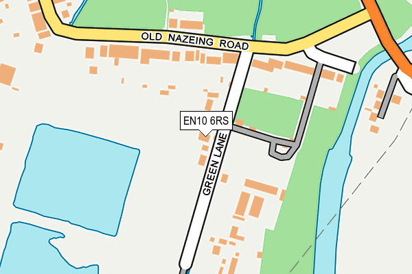 EN10 6RS map - OS OpenMap – Local (Ordnance Survey)