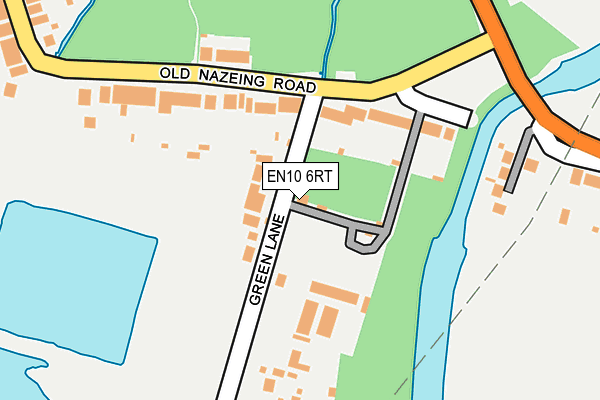 EN10 6RT map - OS OpenMap – Local (Ordnance Survey)