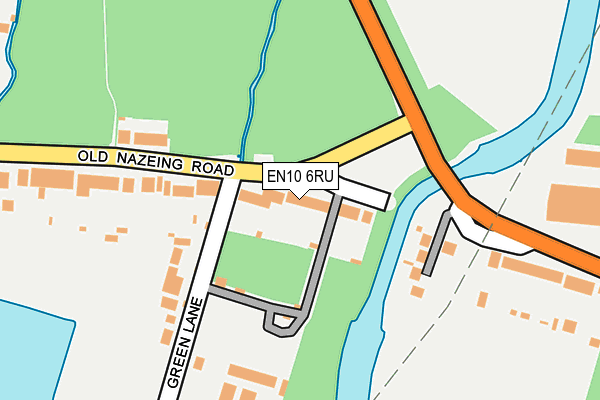 EN10 6RU map - OS OpenMap – Local (Ordnance Survey)
