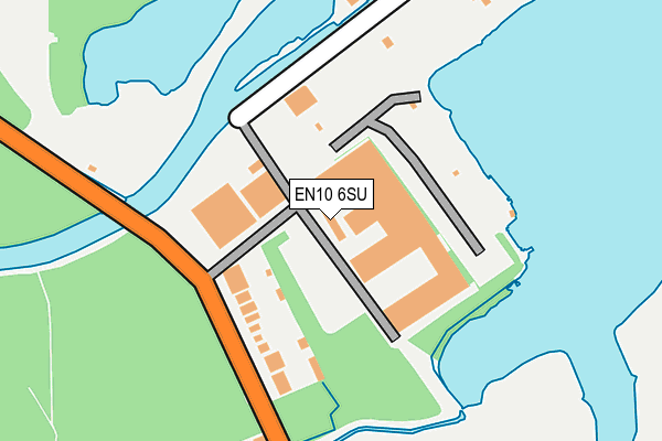 EN10 6SU map - OS OpenMap – Local (Ordnance Survey)
