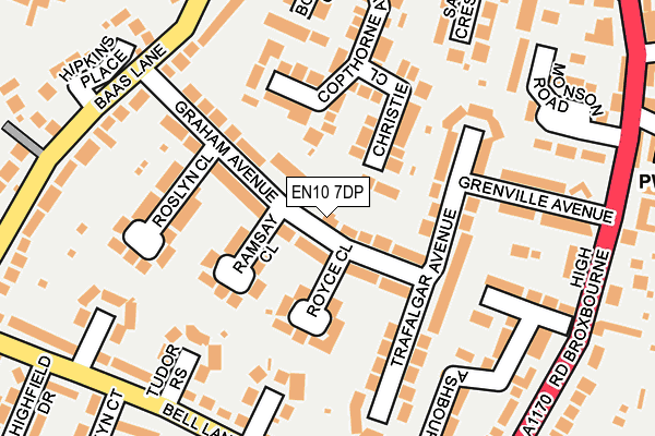 EN10 7DP map - OS OpenMap – Local (Ordnance Survey)