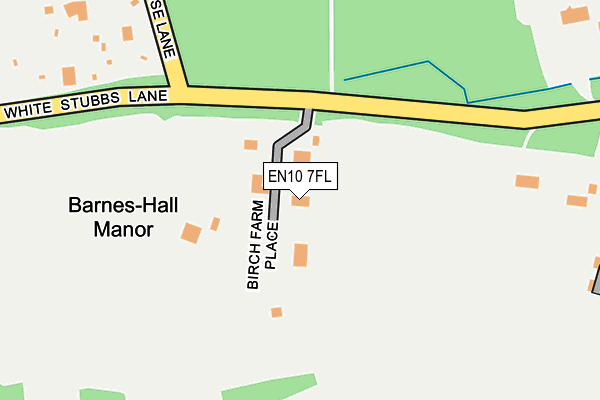 EN10 7FL map - OS OpenMap – Local (Ordnance Survey)