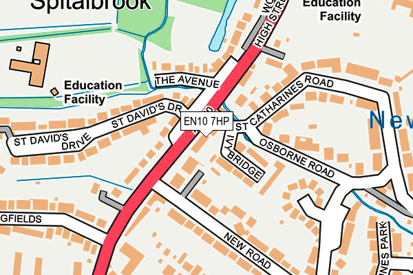 EN10 7HP map - OS OpenMap – Local (Ordnance Survey)